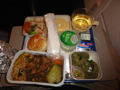 マレーシア航空の機内食（2011年11月23日）
