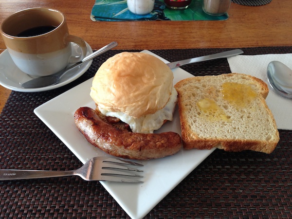 SOGOD BAY SCUBA RESORTの朝食