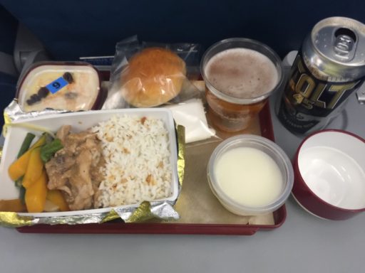 フィリピン航空の機内食