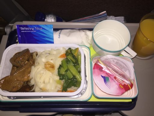 ガルーダ・インドネシア航空の機内食（国内線）