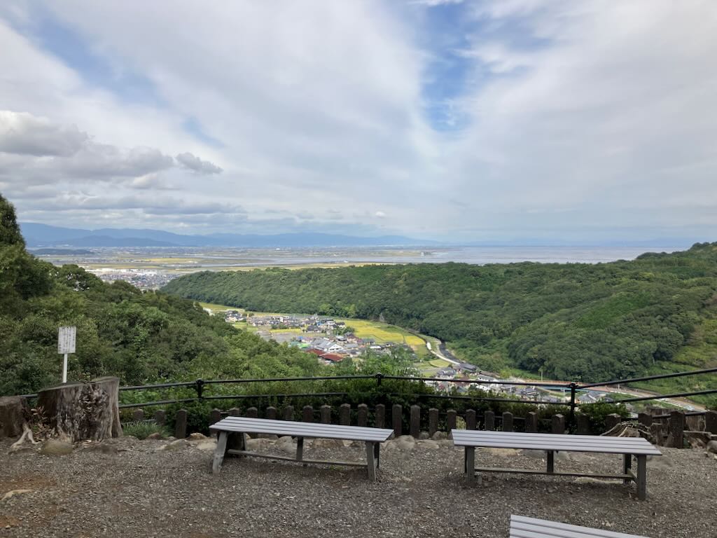 祐徳稲荷神社の奥の院からの眺望