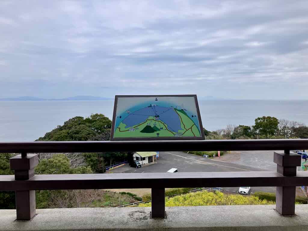竹崎城址展望台からの風景